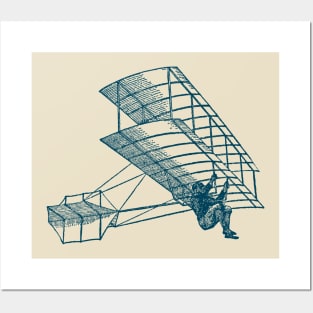 Historical plane sketch Posters and Art